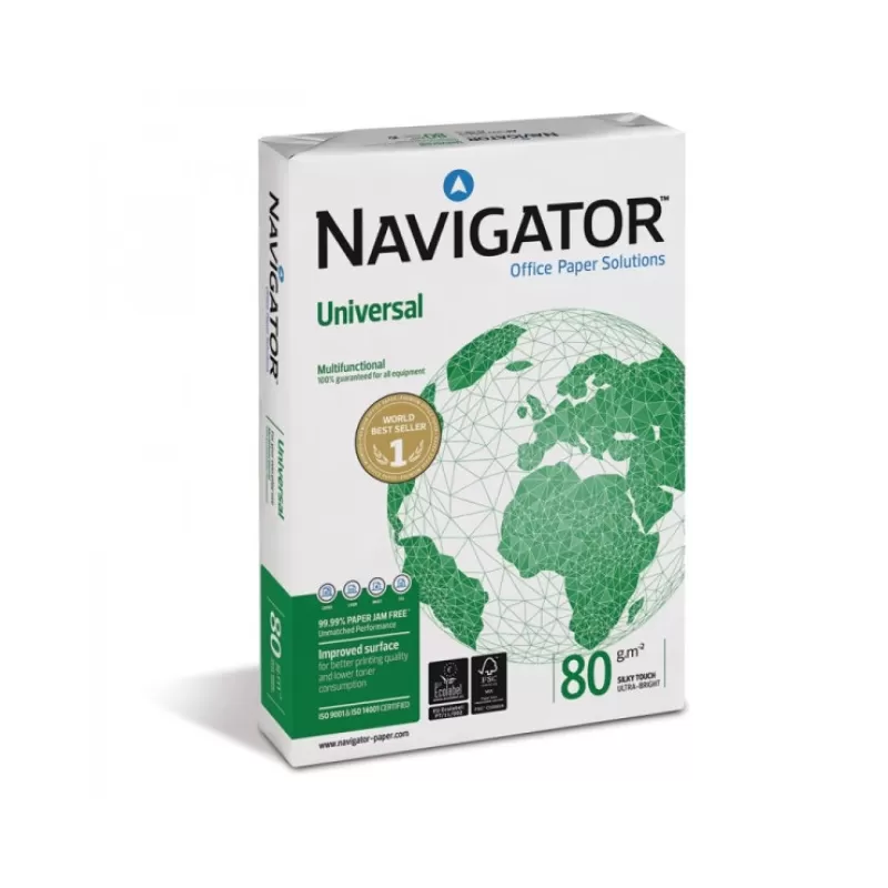 Resma Papel A4 Navigator 80g para impressora