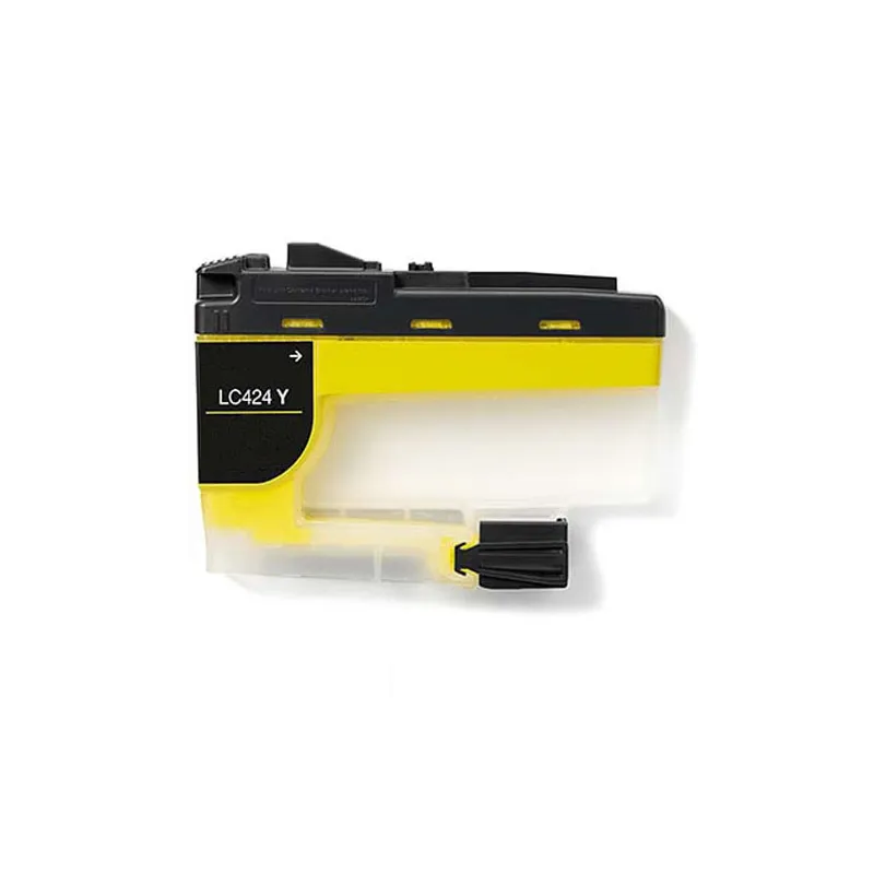 Tinteiro Brother Compatível LC424 XL Amarelo