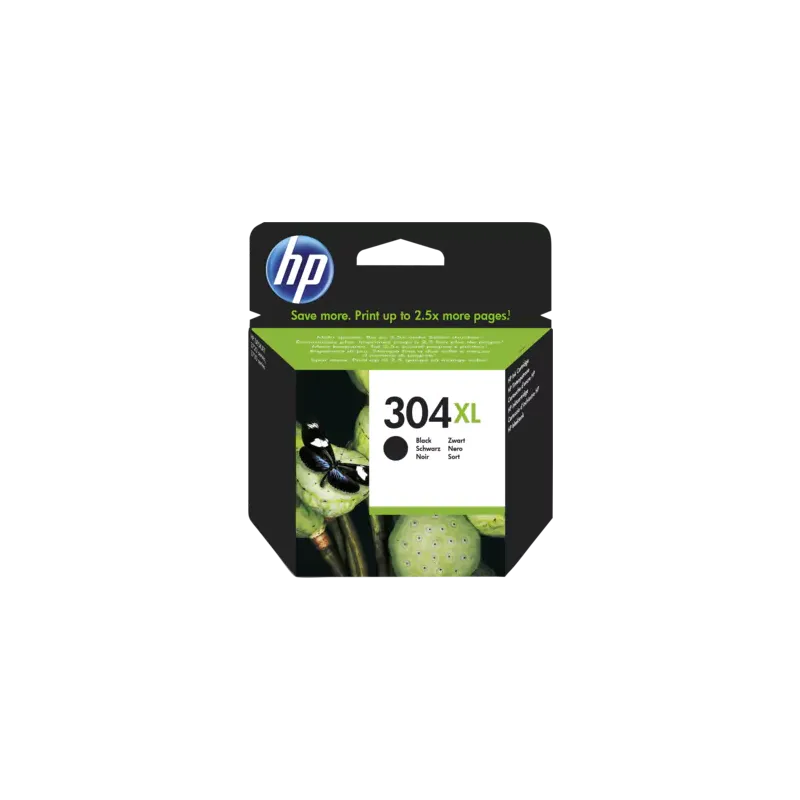 Tinteiro HP 304 XL Original Preto (N9K08AE)