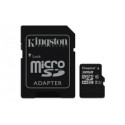 Cartão Kingston Micro SDHC 32GB Canvas Select 80R CL10 UHS-I Card + SD Adapter