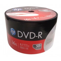 DVD-R HP 16X - Pack 50